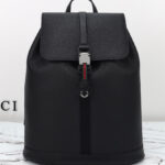 Gucci Large Backpack With Web 816750 Black